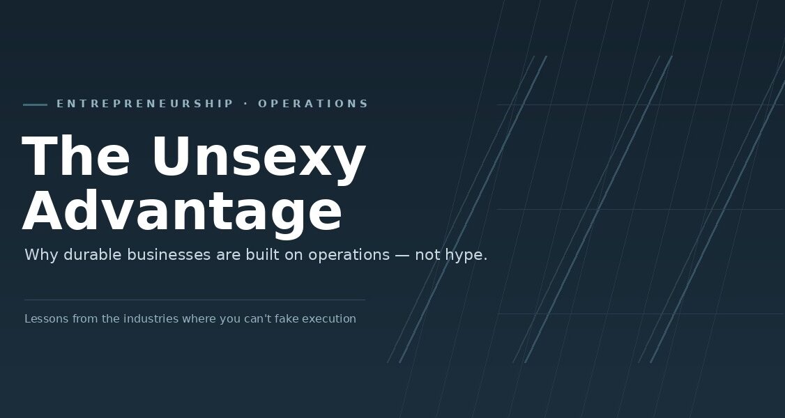 the-unsexy-advantage-building-to-last